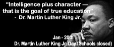 Martin Luther King Jr. Day - Schools Closed